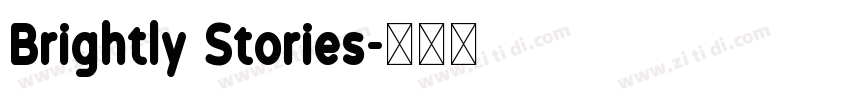Brightly Stories字体转换